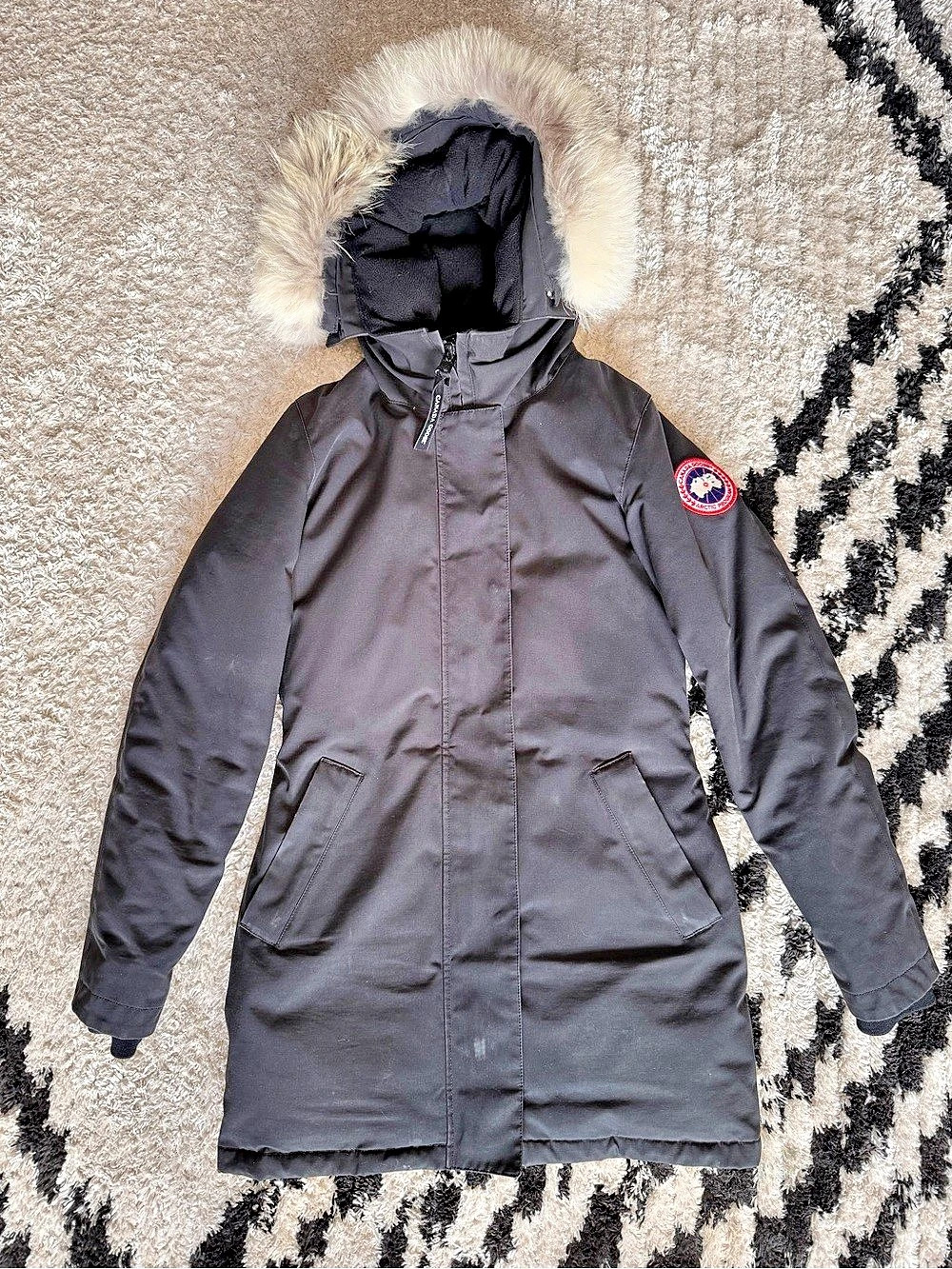 Canada Goose Victoria Parka Black Parka Size XS